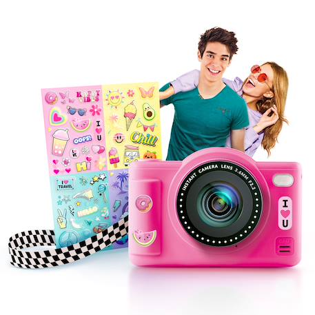Appareil photo numérique pop couleur - creator Jaune+Rose+Vert+Violet 10 - vertbaudet enfant 