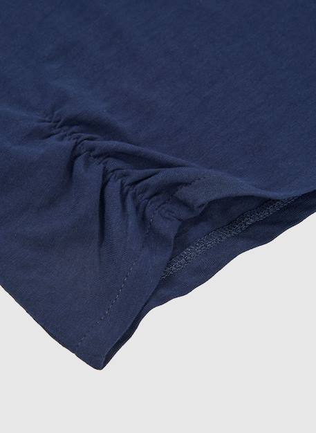 T-shirt fille coton Bleu 4 - vertbaudet enfant 