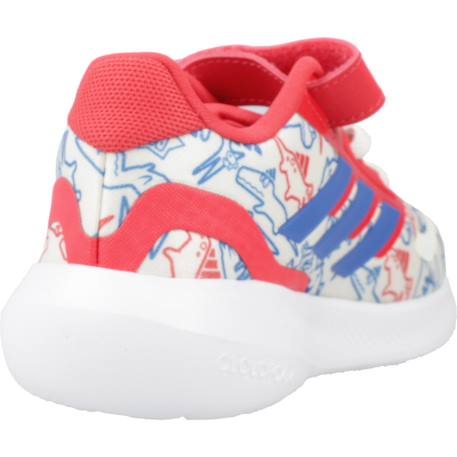Basket enfant garçon running motif dinosaure Blanc white 3 - vertbaudet enfant 