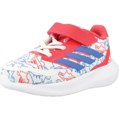 Basket enfant garçon running motif dinosaure Blanc white 4 - vertbaudet enfant 