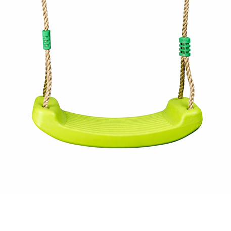 Portique balançoire double pour enfants avec echelle de corde - Jardin Extérieur Bois 3 - vertbaudet enfant 