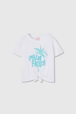 T-shirt fille manches courtes coton  - vertbaudet enfant