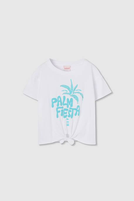 Fille-T-shirt fille manches courtes coton