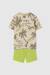 Ensemble enfant t-shirt et bermuda en coton Vert 2 - vertbaudet enfant 