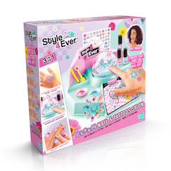 Jouet-Activités artistiques et musicales-Bar à ongles bloom - style 4 ever