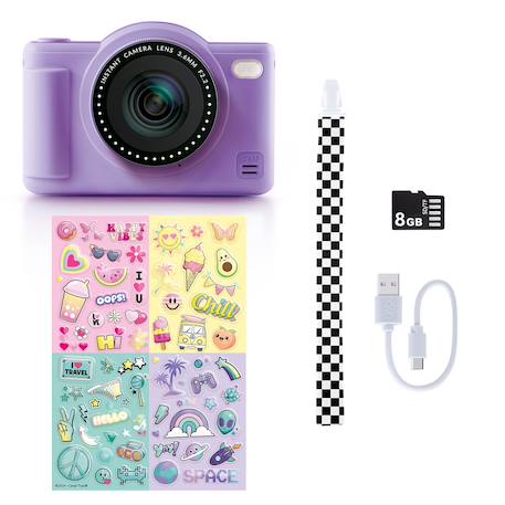 Appareil photo numérique pop couleur - creator Jaune+Rose+Vert+Violet 19 - vertbaudet enfant 