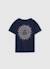 T-shirt fille coton Bleu 2 - vertbaudet enfant 