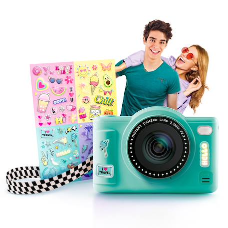 Appareil photo numérique pop couleur - creator Jaune+Rose+Vert+Violet 15 - vertbaudet enfant 