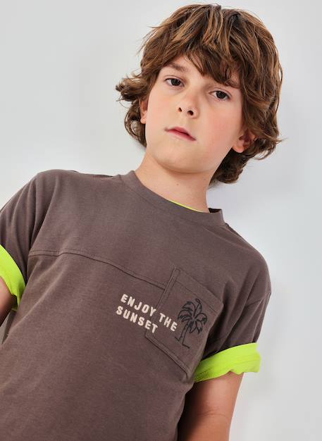 Garçon-T-shirt en coton pour garçon