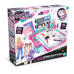 Jouet-Activités artistiques et musicales-Studio de mode lumineux fashion designer - style 4 ever