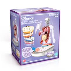 Jouet-Corps humain interactif 3d avec organes amovibles et quiz éducatif - so science