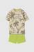 Ensemble enfant t-shirt et bermuda en coton Vert 1 - vertbaudet enfant 