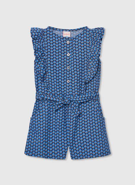 Fille-Robe-Combishort imprimé géométrique pour fille