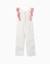 Combinaison en coton à jambes larges et volants Beige clair 1 - vertbaudet enfant 