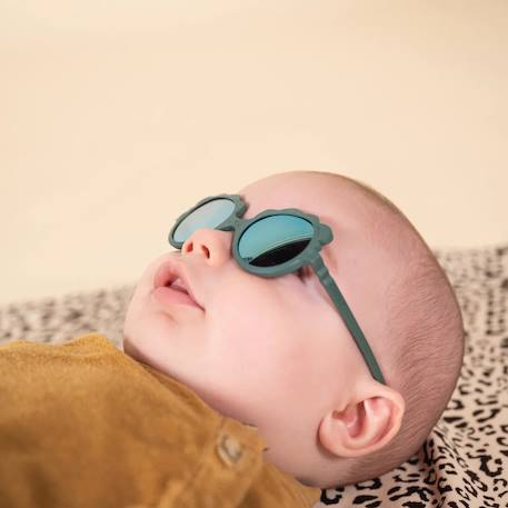Lunettes de soleil lion Bleu ciel+Jaune+Vert foncé+Violet 14 - vertbaudet enfant 