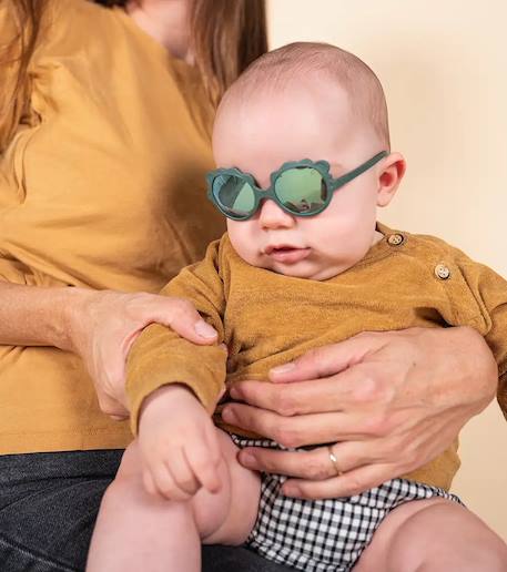 Lunettes de soleil lion Bleu ciel+Jaune+Vert foncé+Violet 13 - vertbaudet enfant 