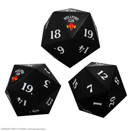 Jouet squishy dé hellfire club anti stress enfant - stranger things Noir 4 - vertbaudet enfant 
