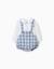 Body en coton + combinaison à carreaux b&s Bleu foncé 1 - vertbaudet enfant 
