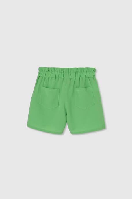 Short taille paperbag pour fille Vert 2 - vertbaudet enfant 