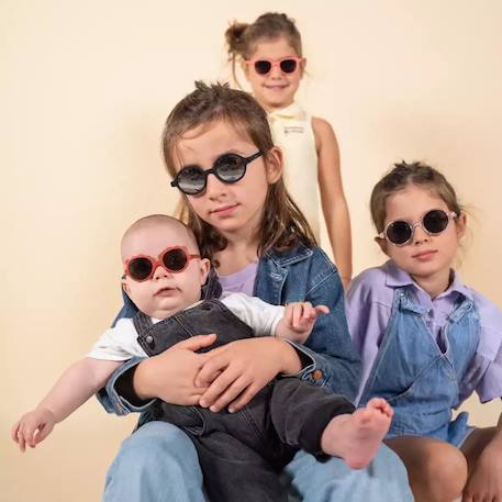 Lunettes de soleil lion Bleu ciel+Jaune+Vert foncé+Violet 17 - vertbaudet enfant 