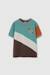 T-shirt enfant en coton block Vert 1 - vertbaudet enfant 