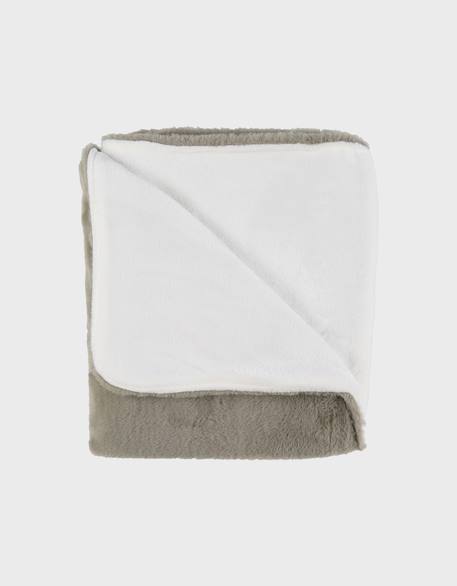 Couverture en fausse fourrure  140x200 cm Vert 2 - vertbaudet enfant 