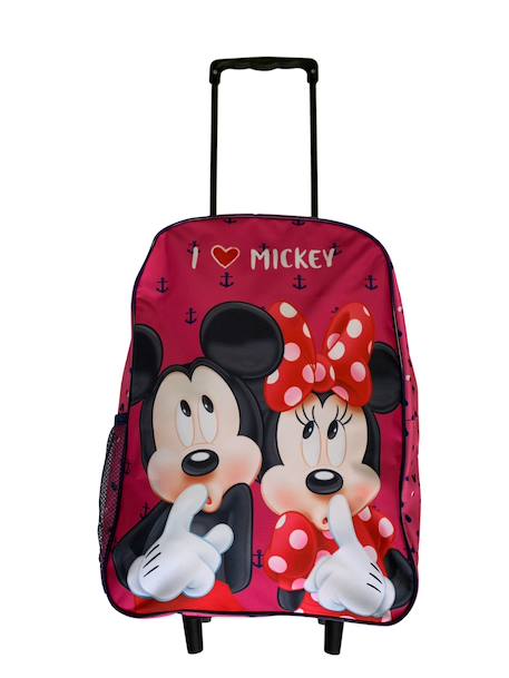 Fille-Sac à roulettes fille 40x30x13 cm à motif minnie