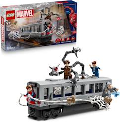 Jouet-Jeux d'imagination-Lego 76321 - la scène du train de spider-man et docteur octopus marvel