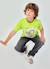 T-shirt coton imprimé tigre pour garçon Vert 1 - vertbaudet enfant 
