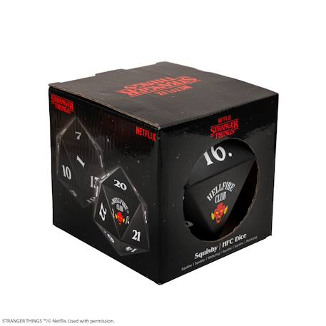 Jouet squishy dé hellfire club anti stress enfant - stranger things Noir 3 - vertbaudet enfant 