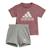 Ensemble fille tee-shirt short Rose 1 - vertbaudet enfant 