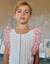Combinaison en coton à jambes larges et volants Beige clair 4 - vertbaudet enfant 