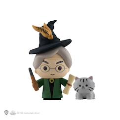 Jouet-Jeux d'imagination-Figurines, mini mondes, héros et animaux-Figurine en gomme gomee minerva mcgonagall - harry potter