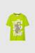 T-shirt coton imprimé tigre pour garçon Vert 2 - vertbaudet enfant 