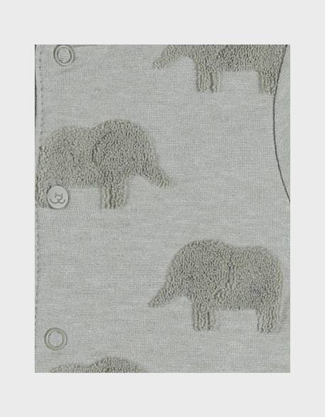 Pyjama bébé coton jacquard Vert 4 - vertbaudet enfant 