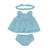 Ensemble tricoté 38cm - robe et bandeau Bleu 1 - vertbaudet enfant 
