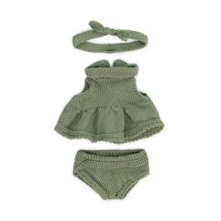 Jouet-Poupons et poupées-Poupées mannequins et accessoires-Ensemble tricoté 21cm - robe et bandeau