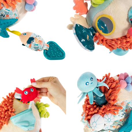 Peluche sensorielle récif Orange 3 - vertbaudet enfant 
