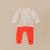 Ensemble tricoté 38cm - pull et pantalon Rouge 2 - vertbaudet enfant 