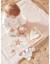 Livre d'activités tissu - bali moka & snow Ecru 1 - vertbaudet enfant 
