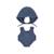 Ensemble tricoté 21cm - grenouillère et bonnet Bleu 1 - vertbaudet enfant 