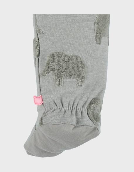 Pyjama bébé coton jacquard Vert 5 - vertbaudet enfant 