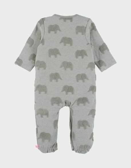 Pyjama bébé coton jacquard Vert 3 - vertbaudet enfant 