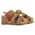 Sandales en cuir  à scratch Avio blanc+Caramel 9 - vertbaudet enfant 