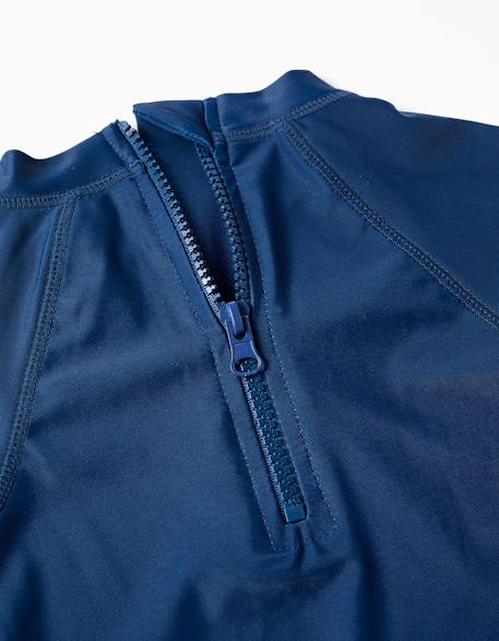 Ensemble de bain avec protection uv 40+ et motif Bleu foncé 4 - vertbaudet enfant 