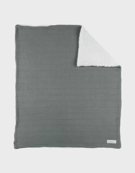 Couverture en coton bio  75x100cm Vert 3 - vertbaudet enfant 