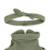 Ensemble tricoté 21cm - robe et bandeau Vert 2 - vertbaudet enfant 