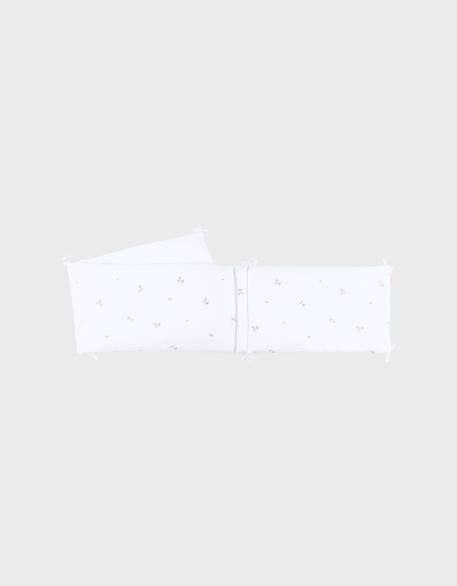 Tour de lit mousseline de coton bio Blanc 4 - vertbaudet enfant 