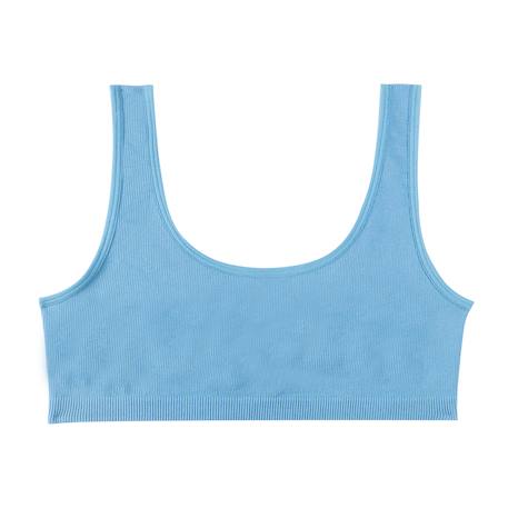 Fille-Sous-vêtement-Brassière fille sans couture côtelée