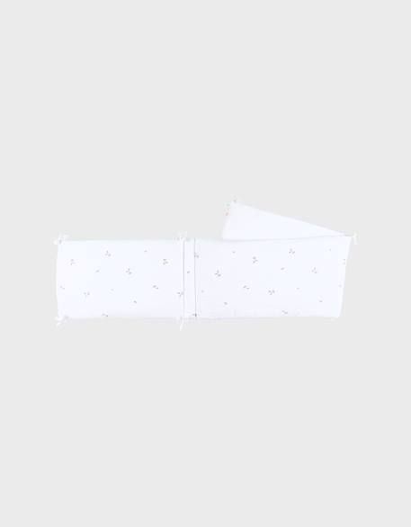 Tour de lit mousseline de coton bio Blanc 3 - vertbaudet enfant 